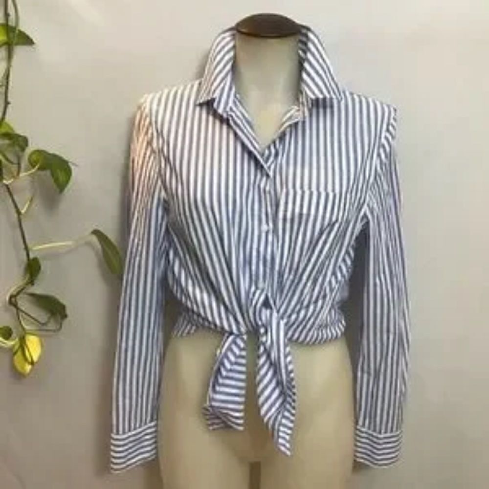 H&M Woven Stripe Top - Picture 3 of 5